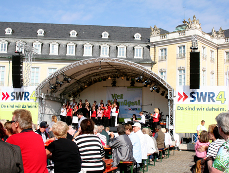 Auftritt beim SWR4 H&ouml;rerfest am Schloss in Karlsruhe